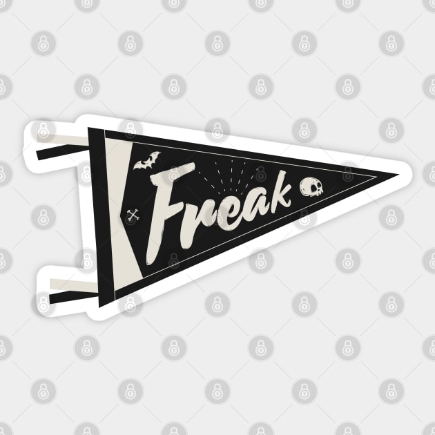 Freak and Proud Sticker by LadyMorgan